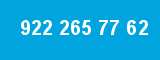 922 265 77 62